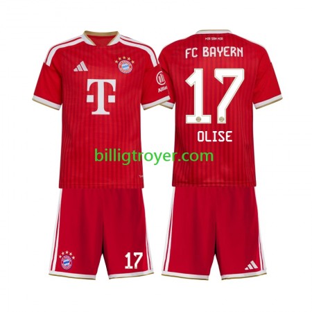 Billige Fotballdrakter Bayern München Michael Olise 17 Barn Hjemmedraktsett 2026/27 Kortermet